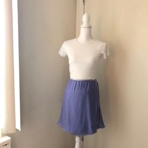 Emporio Armani elegant  flounce a line wrap skirt